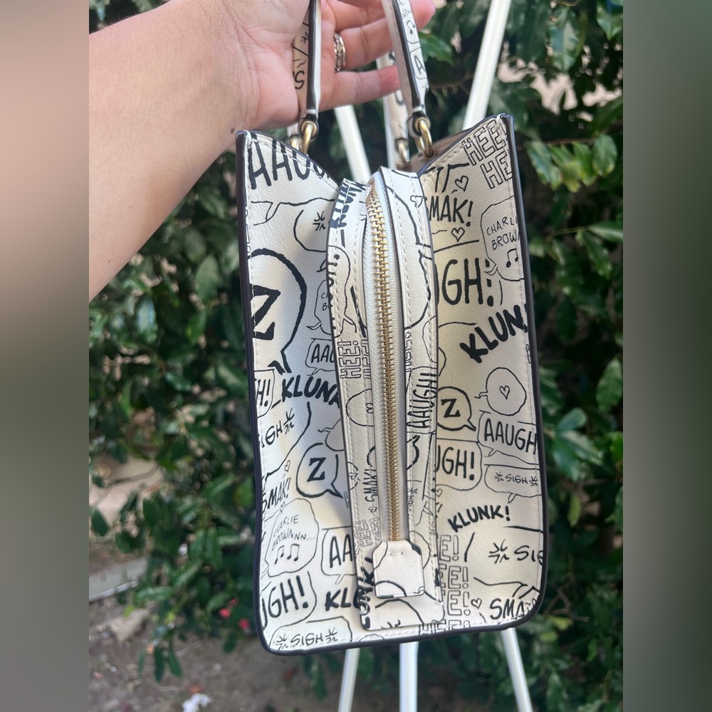 Coach NWT X Peanuts Rogue Bag With Newspaper Print/ Comic - Picture 4 of 15